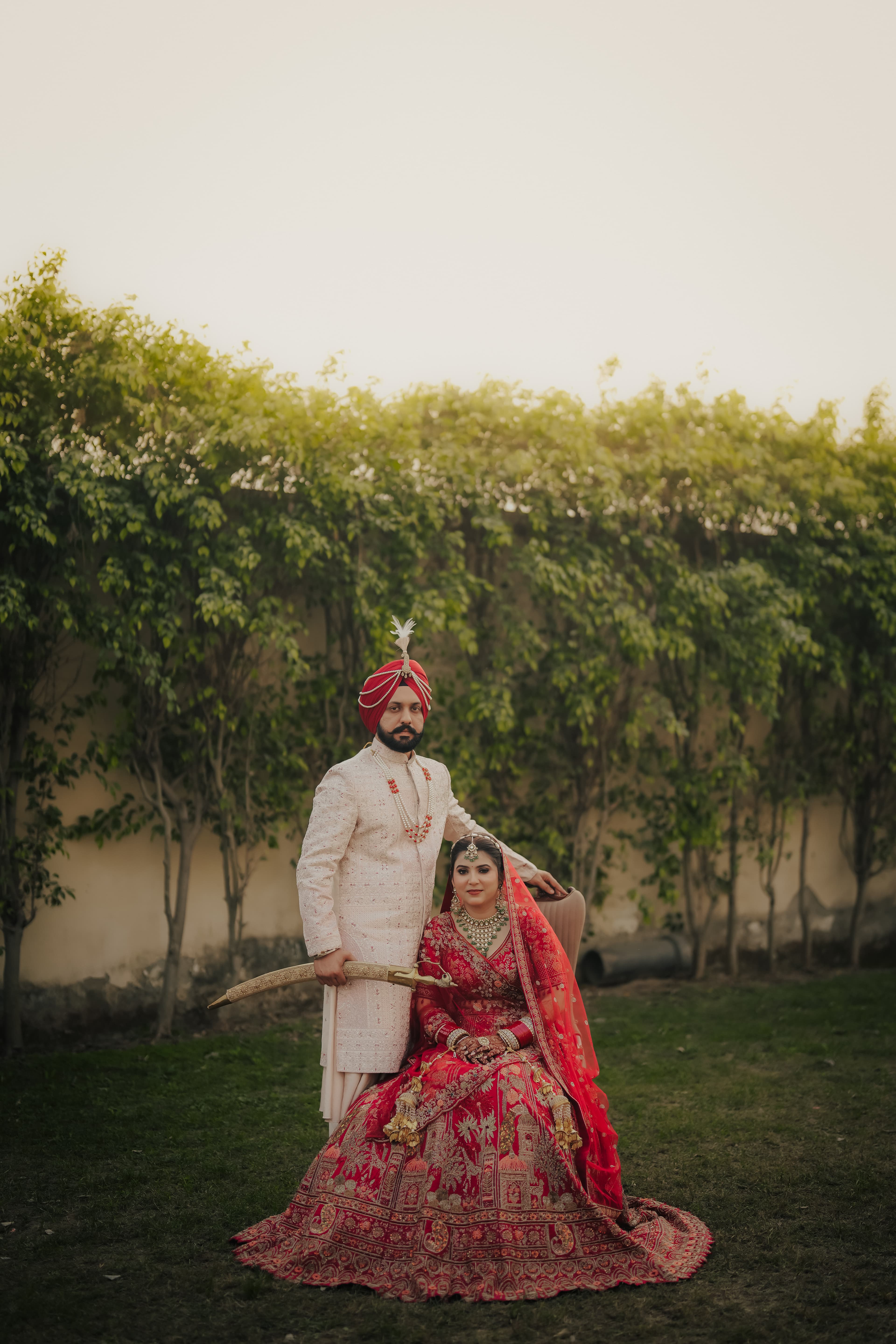 Couple at golden hour
